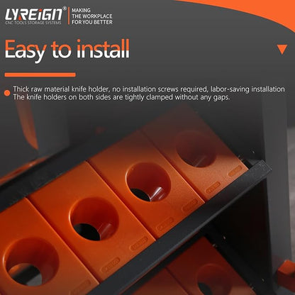 Mobile CNC Tool Storage Cart, CNC Tool Holder Transfer Cart Suitable for Warehouses, CNC Tool Keeper Rolling Cart with Wheels for CNC Machinists Workers