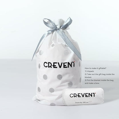 CREVENT Cozy Plush Baby Loveys for Baby Girls Boys, Stuffed Animal Ring Rattle Shaker Toy for Newborns (Ring Bear)