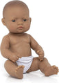 Miniland Doll 12 5/8'' Hipanic Girl (Polybag) - Made in Spain, Anatomically Correct, Quality, Inclusion