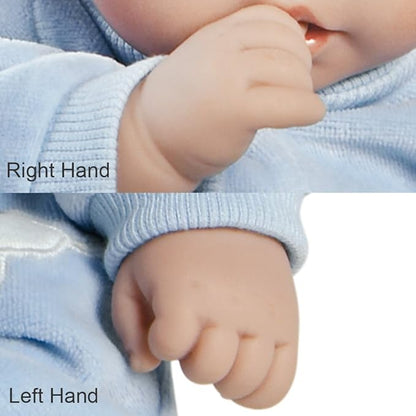 Paradise Galleries 17 Inch Realistic Reborn Baby Boy Doll with Plush Pup and Bassinet Gift Set for Kids and Adults – Finn & Sparky