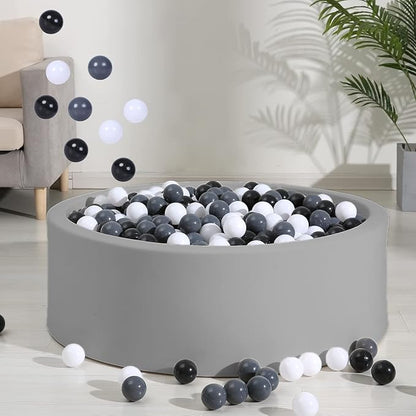 Ball Pit Balls Plastic Balls for Ball Pit Phathalate Free BPA Free Plastic Balls 100pcs 2.2" Set for Toddlers for Play Tent Tunnel