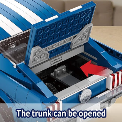 Sports GTRS Car Building Blocks Toys Boys or Adults Kits，1:10 MOC Building Set Raceing Car Model,Cars for Boys Age 14，Compatible with Lego(1680 Pcs)