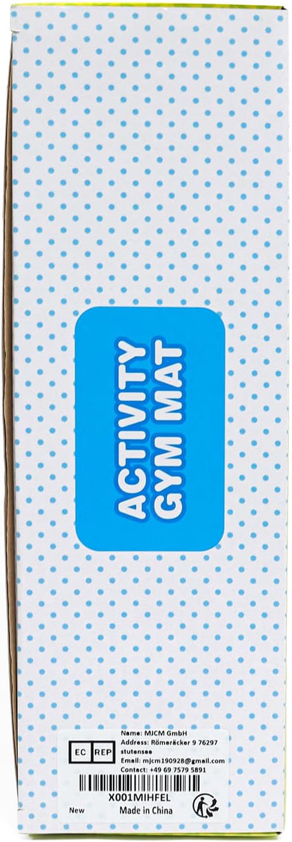 Dr.Rapeti Baby Play Gym Mat with Ball Pit Activity Gym Center Tummy Time Mat Thickened Mat Sensory Exploration Motor Skill Development for Newborn Infant Baby Toddlers