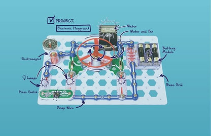 Snap Circuits Snaptricity, Electronics Exploration Kit (Stem Building), for Kids 8+