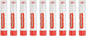 PATIKIL Tempera Paint Sticks, 9 Pcs Solid Tempera Paints Sticks Washable Bulk Markers Pen Quick Drying for Artists Beginners Art Supplies, Red