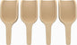 Inspire My Play - 4 x Mini Silicone Scoops - Perfect for Sensory PlayTray - Sensory Bin Accessories - Special Education Classroom Supplies - Montessori Education Toys - Multi-Purpose Shovel - Natural