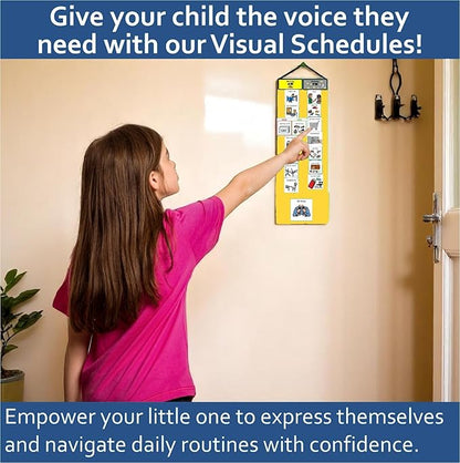Visual Schedule for Kids – 133 Durable Plastic Picture Cards with Soft Loop Coins | Daily Routine & Chore Reward Chart for Home, School, Autism, ADHD & Special Needs Behavior Support