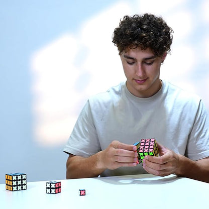 TOSY Magnet Cube 4x4 - 560 Magnets, 70 Blocks, 8 in 1 Toy: Puzzle Cube Game, Creative Building Blocks, Transformable Fidget Spinner, Infinity Cube, Magnet Tiles, UV Flashlight, Glowing STEM/STEAM Toy