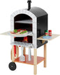 Teamson Kids My Little Helper Pizza Oven & 24 pc. Accessory Set with Cooking Utensils and Pizza Toppings