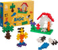 PLUS PLUS Learn to Build Big, Building Toys Set for Toddlers and Preschoolers, Stem Toys for 3+ Year Old, 60 Interlocking Blocks - Basic