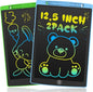 LCD Writing Tablet for Kids 12.5 Inch, Doodle Pad, Colorful Writing Board, LCD Drawing Board Erasable,Toys for Kids, Birthday Day Gifts for 3 4 5 6 7 8 Year Old Girls Boys, Blue (Blue+Green)