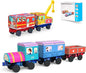 Magnetic Tiles Cars Construction Set - 30 PCS Magnetic Tiles Magnet Bricks Truck Sensory Toys, Educational Magnet Cars Set Building Blocks for 3 4 5 6 7 8+ Year Old Girls Boys Toddler