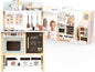Speedy Monkey Wooden Play Kitchen Set for Kids – 20-Piece Pretend Play Cooking Set, FSC® Certified Wooden Food & Cookware Accessories, Role Play Toy for Toddlers & Little Chefs