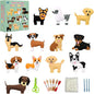 FYXGZZH Kids Beginner Sewing Kit – DIY Stuffed Craft Set with Pre-Cut Felt, Plastic Needle & Embroidery Thread, Educational Arts & Crafts for Boys & Girls Ages 6-12, Dog
