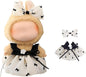 Doll Clothes Set for 17cm Dolls - Princess Dress Outfits with Bonnet/Bow Hair Accessories, Cute Clothes for Display & Photography (STK08)