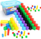 300 Pcs Linking Cubes for Kids, Counting Blocks with Storage Boxes, STEM Connecting Cubes Math Manipulatives for Preschool and Elementary Aged Kids