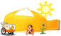 The Original Patented AirFort - Build A Fort in 30 Seconds, Inflatable Fort for Kids, Play Tent for 3-14 Years, A Playhouse Where Imagination Runs Wild, Fan not Included (Creamsicle Orange)