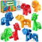 Coogam ABC Letters Matching Game, 26PCS Alphabet Fine Motor Skill Color Shape Recoginition Preschool Educational Montessori Learning Toys for 2 3 4 Years Old Toddlers