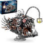 Mechanical Lantern Fish Building Sets for Adults, Compatible with Lego, Creative Ocean Animal Toy for Home Office Decor, STEM Gift for Boys 8-14