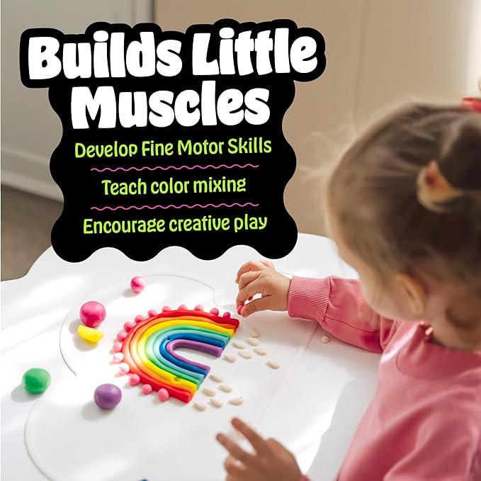 Hygloss Play Modeling Dough for Kids – Safe & Non-Toxic Sensory Dough for Arts and Crafts – 1 lb Tub – Play Clay for Toddler Activities, Preschool Classroom Must-Haves – Red Color, Scented