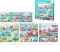 Magnetic Puzzles for Kids 4-6, Toddler Magnet Puzzles Travel Games for Kids Ages 3-5, Learning Toy Matching Games for Road Trip Car Activities, Valentine Gift for Kids Birthday Present (City)