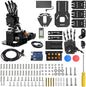 Robot Hand with Arduino Open Source AI Bionic Robotic Hand Five Fingers Solely Movement Mechanical Arm DIY Smart Robot & Engineering Kits, Science/Coding/Programming Set, Starter Kit