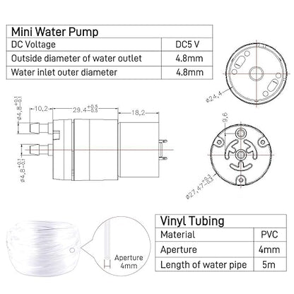 GeeekPi UNO R4 WiFi Project Kit, Water Printing Kit with UNO R4 WiFi Board, Tutorials for Programming