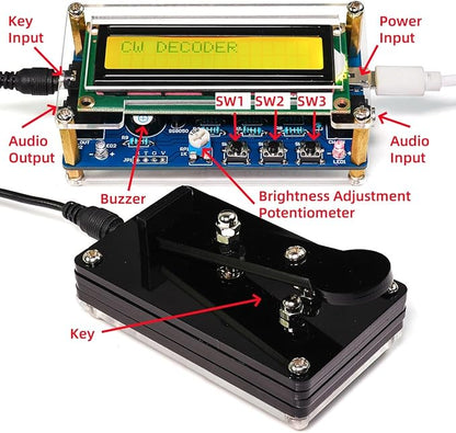 DIY Morse Code Trainer Soldering Practice kit, Complete Soldering Project kit with Components, PCB & Enclosure, Perfect for Electronics Enthusiasts & Beginners