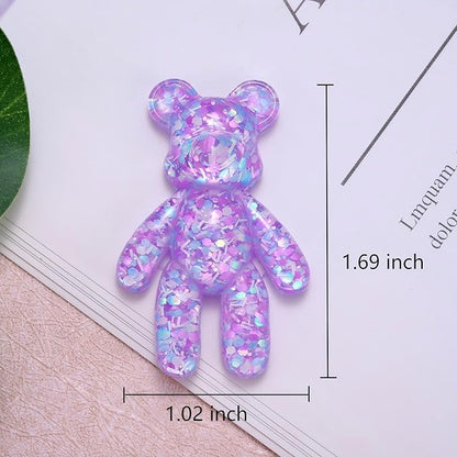 Pocket Bear Hug, Anxiety Relief, Mental Health Positivity, Autism Fidget, Stress Relief for Her, Comforting Gift for Son Daughter Back to School, Purple