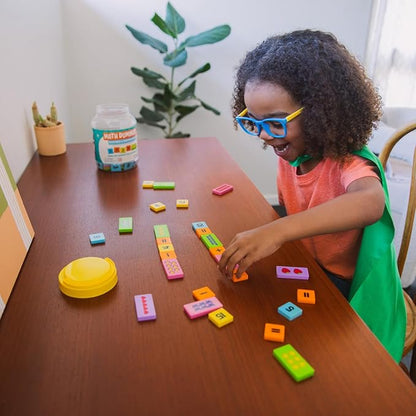 Educational Insights Math Dominoes Addition & Subtraction - Includes 60 Symbol & 40 Picture Dominoes, Gift for Ages 3+