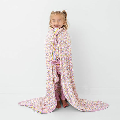 Little Sleepies Two-Piece Pajama Set for Boys & Girls, Soft Viscose from Bamboo Toddler Pajamas for Kids, Family Matching PJs