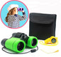 Kids Binoculars Best Gifts for 3-12 Years Boys Girls High-Resolution Optics Shockproof Mini Compact Binocuolar Toys Folding Small Telescope for Bird Watching Camping Outdoor Play