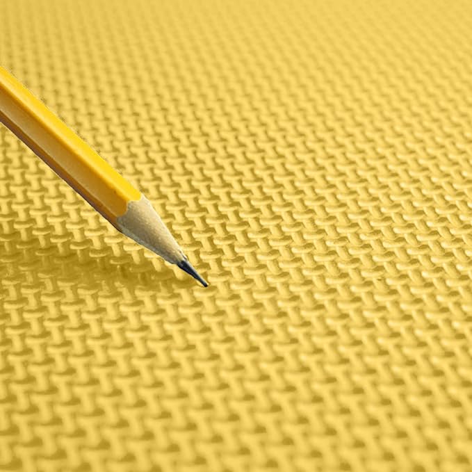 FlooringInc's 1/2" Soft Non-Toxic Baby Play Mat, Toddler Playmat, Colorful Puzzle PlayMat, Floor Mats for Kids & Babies, EVA Foam Interlocking Tiles for Nursery & Playroom | Yellow, 15 Tiles, 60 Sq/Ft
