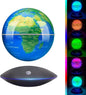 Magnetic Levitating Globe with LED Light, 360°Rotating Floating Globe World Map for Home Office Display, Cool Tech Gift for Men Father Boys and Girls, Ideal for Birthdays Anniversaries