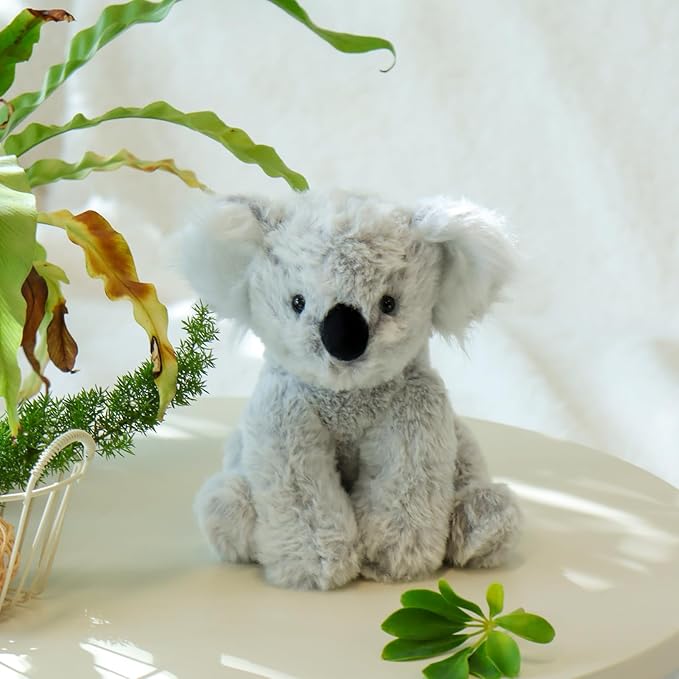 Apricot Lamb Toys Plush Gray Plush Koala Stuffed Animal Soft Cuddly Perfect for Child 8 Inches