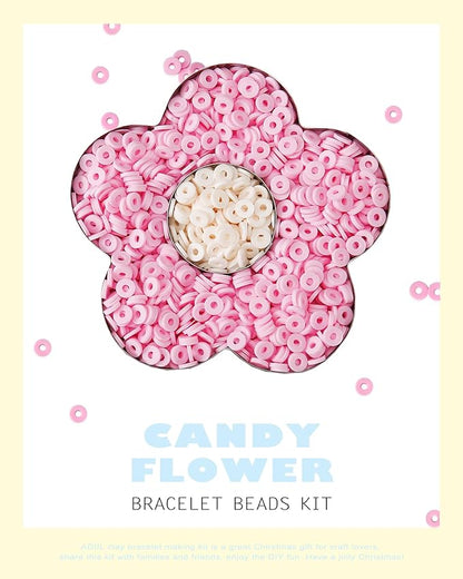 ADIIL 7200pcs Clay Beads Bracelet Making Kit, 6mm Polymer Heishi Beads for Jewelry Making, Friendship Bracelet Kit Birthday Gift for Adults Colorful