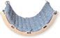 Climbing Arch | Montessori Rocker Arch | Arch with Cosy Pillow | Wooden Climbing Arch with Cushion | Wooden Climbing Arch and Rocker | Indoor Playground Cosy Cushion Rocker (Dino)