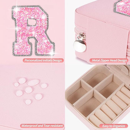 Personalized Anniversary Wife's Birthday Gifts,Mothers Day Gifts for Women Wife,Wife Gifts from Husband,Cool Birthday Gifts for Wife,Jewelry Case Cute Jewelry Box for Women | Pink,R