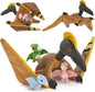 MaoGoLan Pterodactyl Plush Pteranodon Stuffed Animals for Kids, 37 inch Giant Plush Dinosaur Toy Large Pterosaur Mommy with Babies - Dino Squad Party Favors Decorations