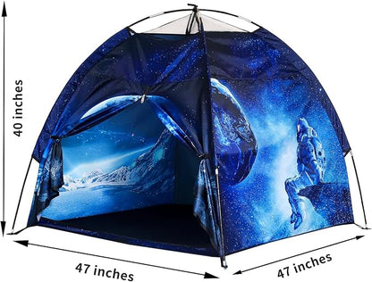 Kids Play Tent Lucky Castle Playhouse for Kid Easy Fun Dome Tent Camping Tent Indoor and Outdoor Imaginative Play Perfect Kid's Gift