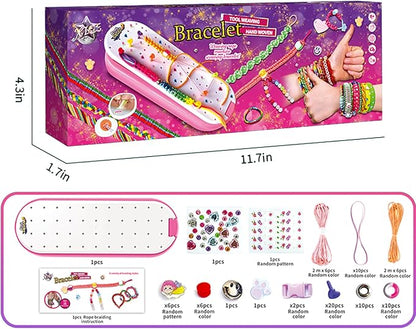 Maigandamai Friendship Bracelet Making Kit Toys, Ages 7 8 9 10 11 12 Year Old Crafts for Girl Toys, Bracelet DIY, Best Gifts Ideas for Birthday, Festival