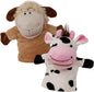 Animal Hand Puppets Set for Kids & Adults - 12.5" Premium Quality Soft Plush Toys with Movable Mouths - Perfect for Storytelling, Teaching, Preschool, Role-Play - Durable, Vibrant, Educational Puppets