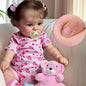 JIZHI Lifelike Reborn Baby Dolls - 20Inch-Real Baby Feeling Realistic-Newborn Baby Doll Adorable Smiling Real Life Baby Dolls with Gift Box for Kids Age 3
