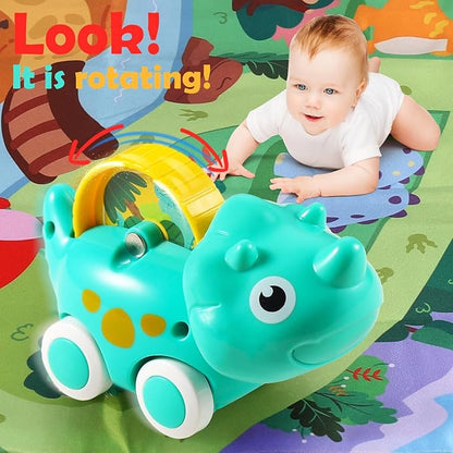 ALASOU 7 PCS Dinosaur Fantastic Creatures Car Toys with Playmat/Storage Bag|Baby Toys for 1 2 Year Old Boy|1st Birthday Gifts for Toddler|1 Year Old Boy Gift for Infant 12 18 Months
