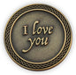 Romantic Love Expression Coins, I Love You To The Moon & Back, Anniversary Pocket Tokens for Date Night, Love Gift for Men & Women, From Him or Her