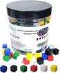 240PCS Centimeter Cubes – Opaque Plastic Math Manipulatives in 6 Colors, Counting & Sorting Toy for Early Learning, Includes Portable Storage Box