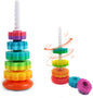 LBAIBB (1 PCS Spinning Stacking Toy,Spin Toy for Toddlers 1-3,Sensory Toys for Toddlers 1-3,Rainbow Spin Tower,Autism Spin Stack Toys,Suitable for Gifts for Boys and Girl