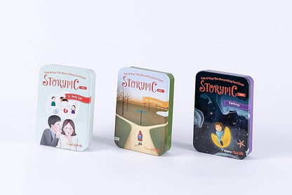 [Storypic] Storypic Lite, Storytelling Cards, Tool for Creating Enjoyable Stories, Versatility for Use, Story Literacy Cards, for All Ages, 3.46 x 4.96 inch (C : Fantasy)