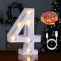 Foaky Rechargeable LED Letter Lights Sign Marquee Light Up Letters Sign for Night Light Wedding/Birthday Party Christmas Lamp Home Bar Decoration (4)