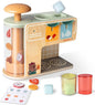 Top Bright Drink Dispenser Kids Play Kitchen Accessories, Pretend Play Toys Food with Sounds Effects, Wooden Kitchen Playset for Toddlers 3+